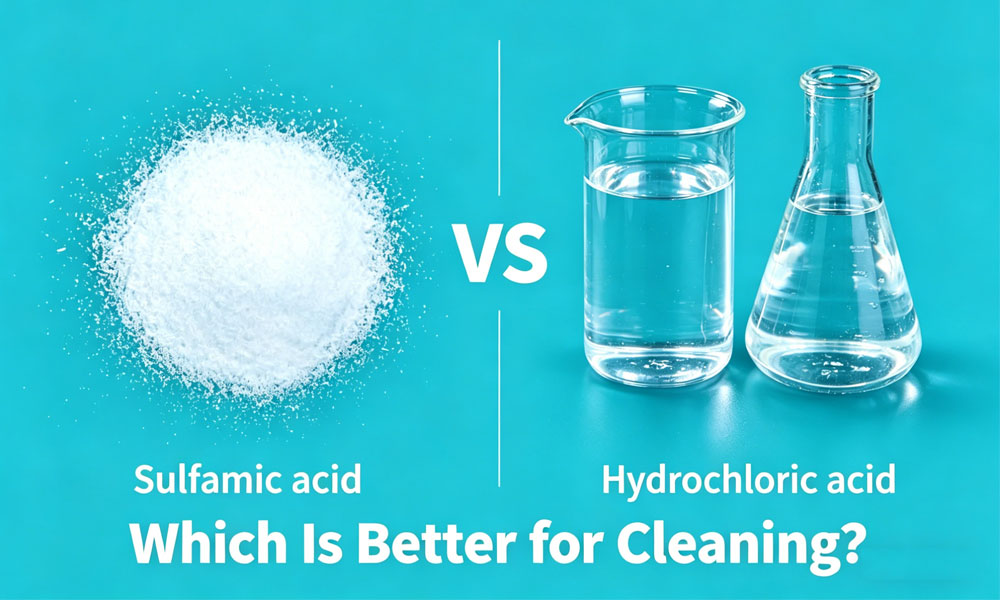 Sulfamic Acid vs Hydrochloric Acid: Which Is Better for Cleaning?