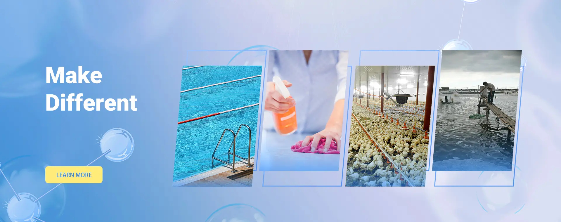 Disinfectants are widely used